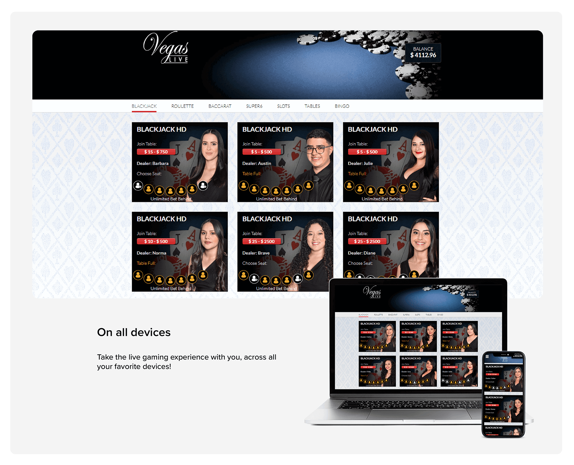 Vegas Live Desktop